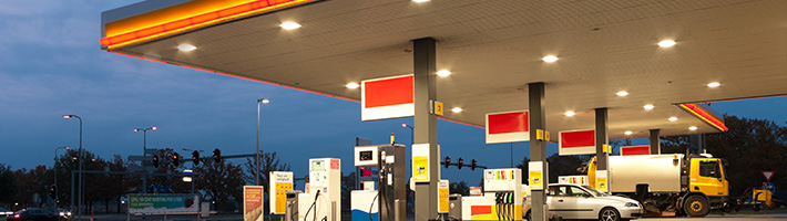 ガソリンスタンド向けLED照明